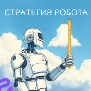 робот не личность, у него нет стратегии